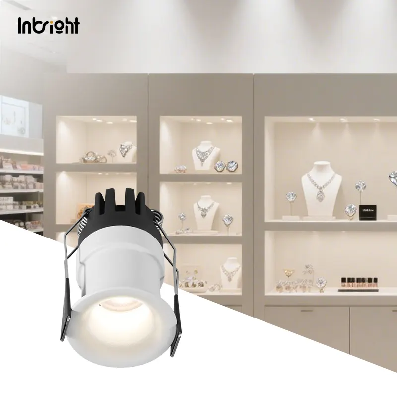 Recessed Aluminum COB LED Downlight 3-7W