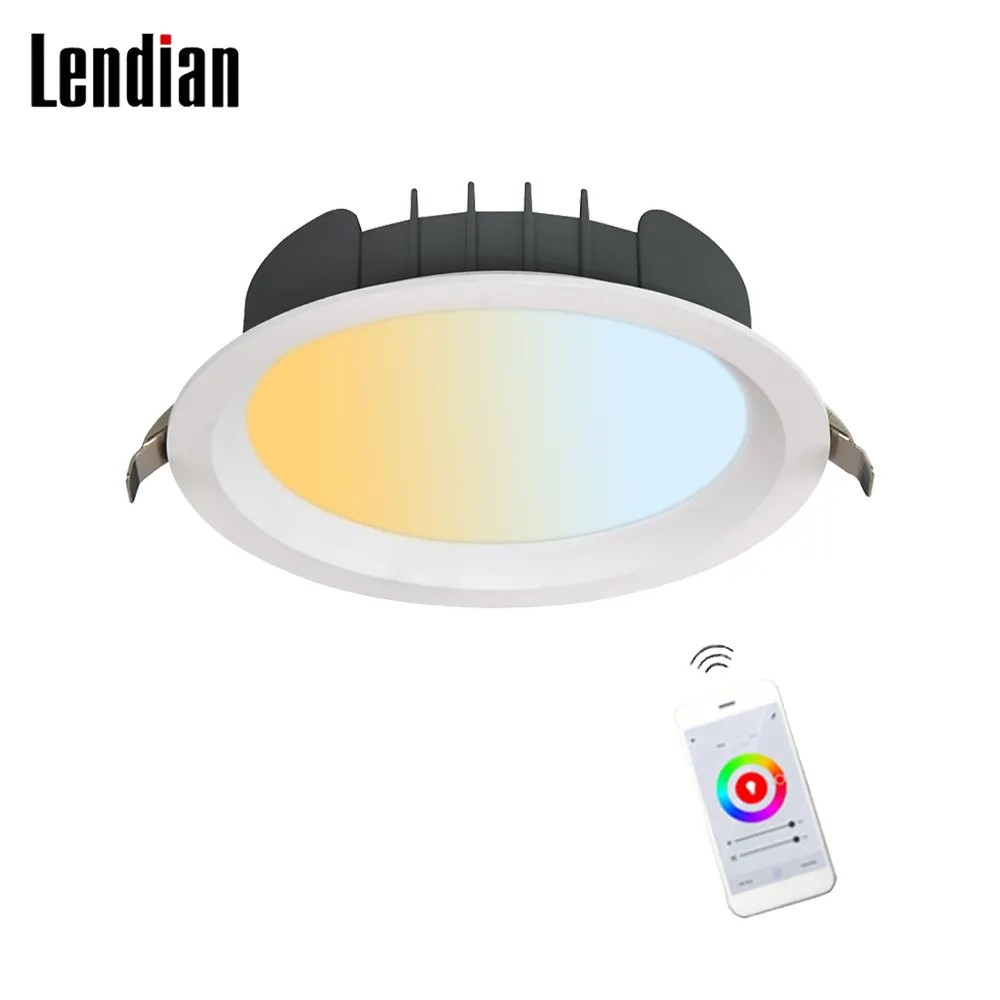 Recessed Aluminum COB LED Downlight 8-40W