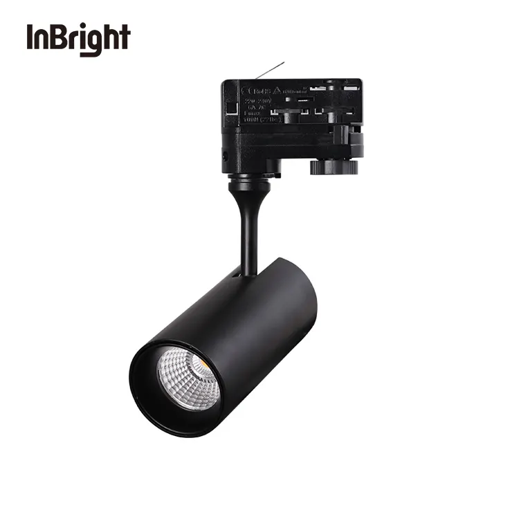 Dimmable Aluminum COB LED Track Spotlight 12-36W