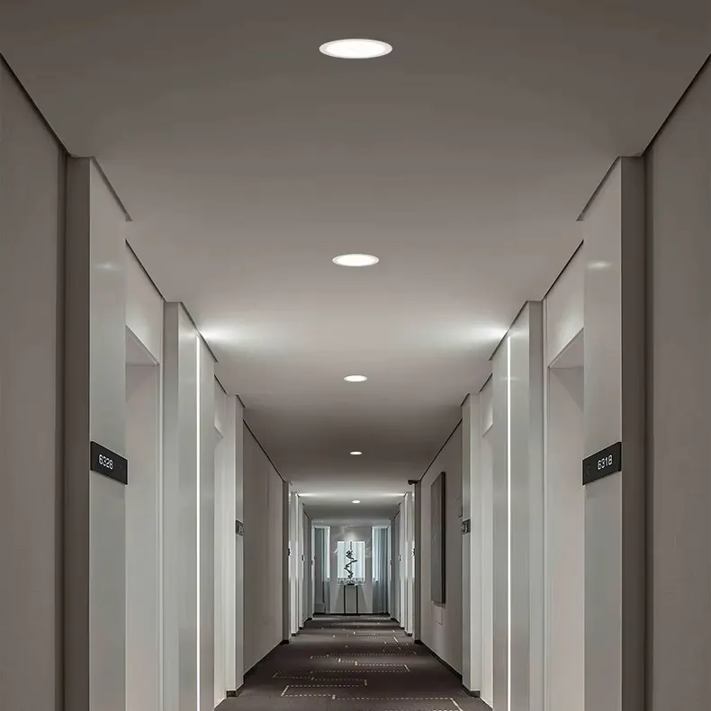 Motion-Sensor Voice-Controlled Smart Surface-Mounted LED Downlight 5-12W