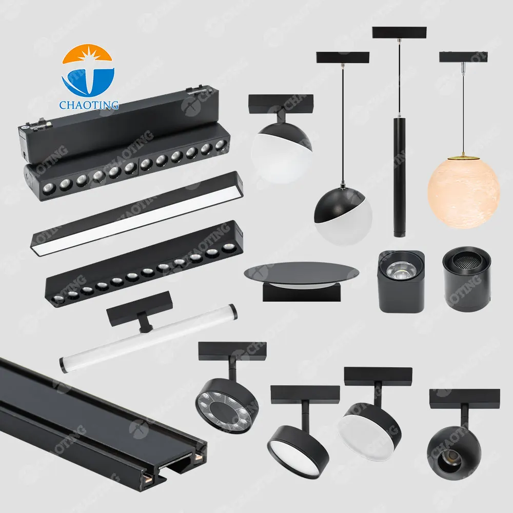 Slim Aluminum Magnetic LED Track Spotlight