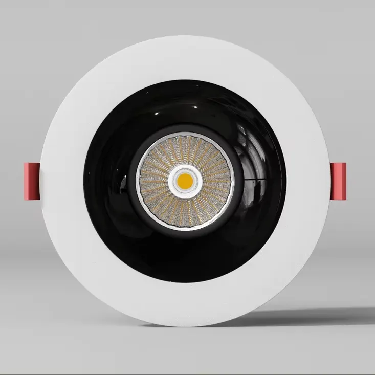 Anti-Glare Recessed Aluminum COB LED Downlight 7-12W