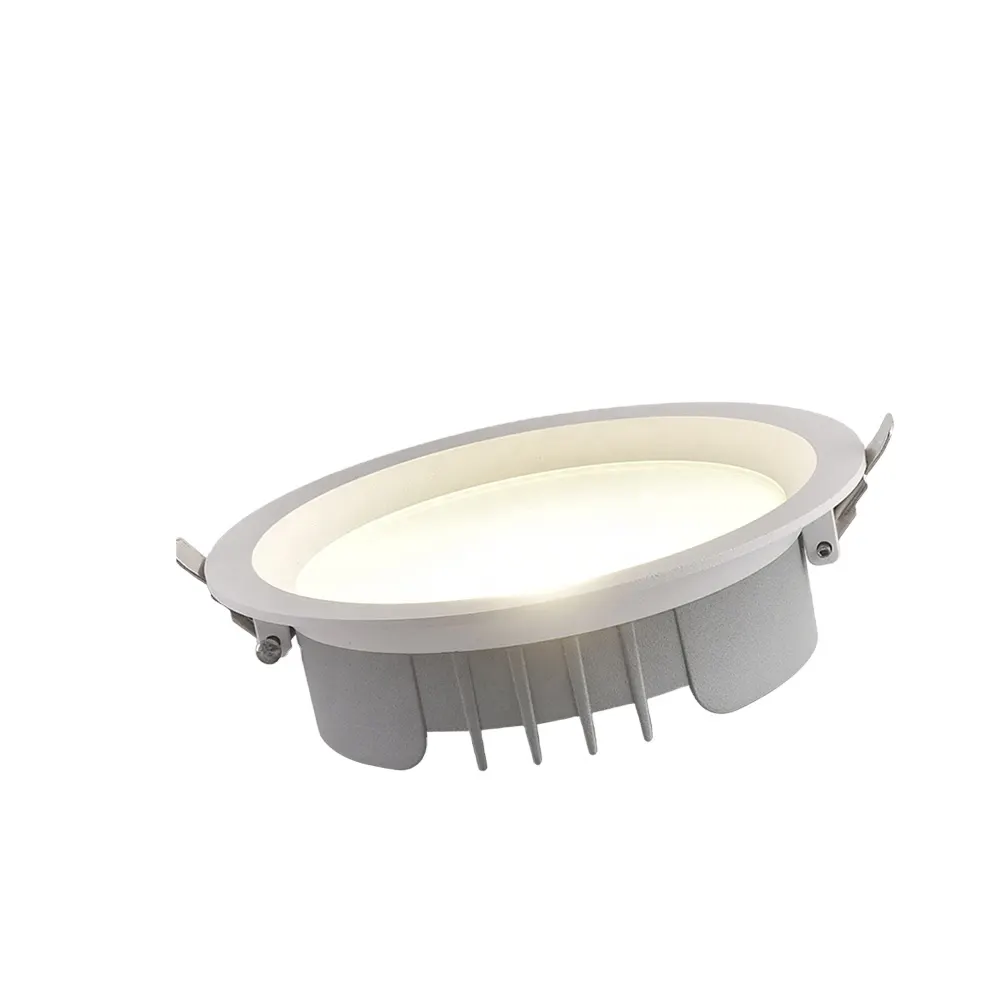 Dimmable Recessed Aluminum LED Downlight 8-40W