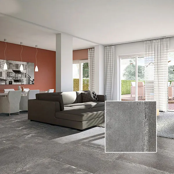 Concrete-Look Porcelain Floor Tile 600x600mm