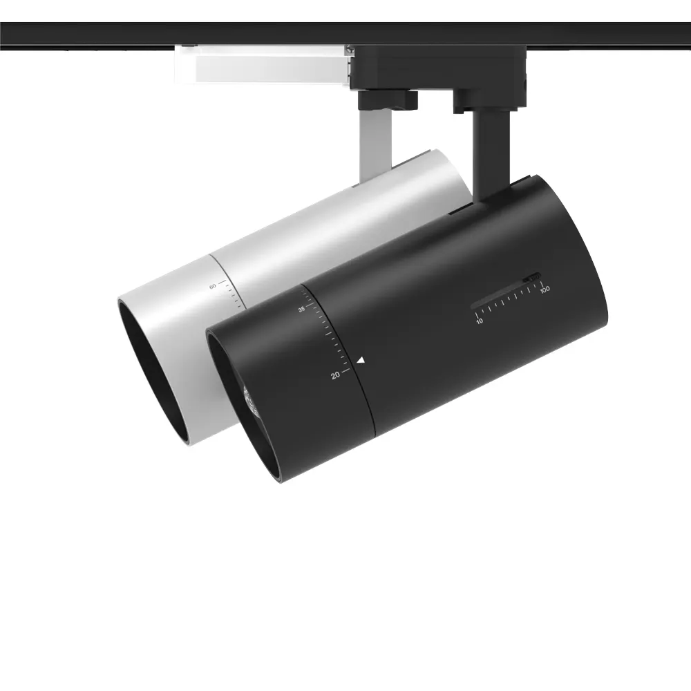 Adjustable Zoomable Dimmable LED Track Spotlight 20-38W