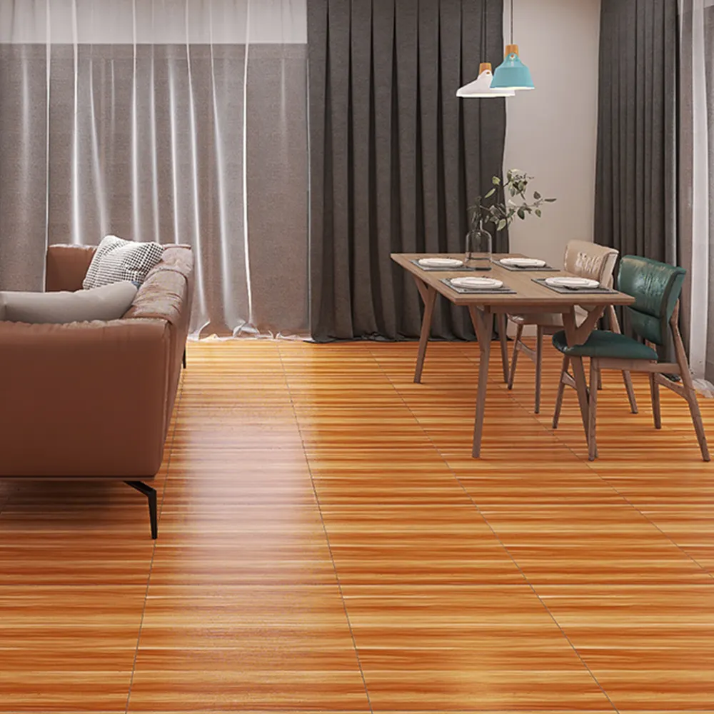 Wood-Look Polished Porcelain Floor Tile 600x600mm