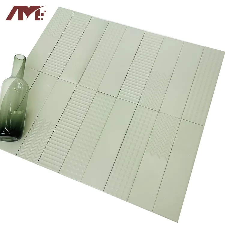 Non-Slip Matte Ceramic Wall Tile 50x200mm