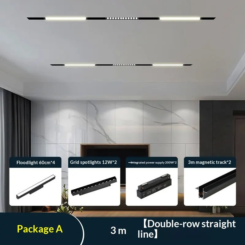 Recessed Aluminum Magnetic LED Track Spotlight