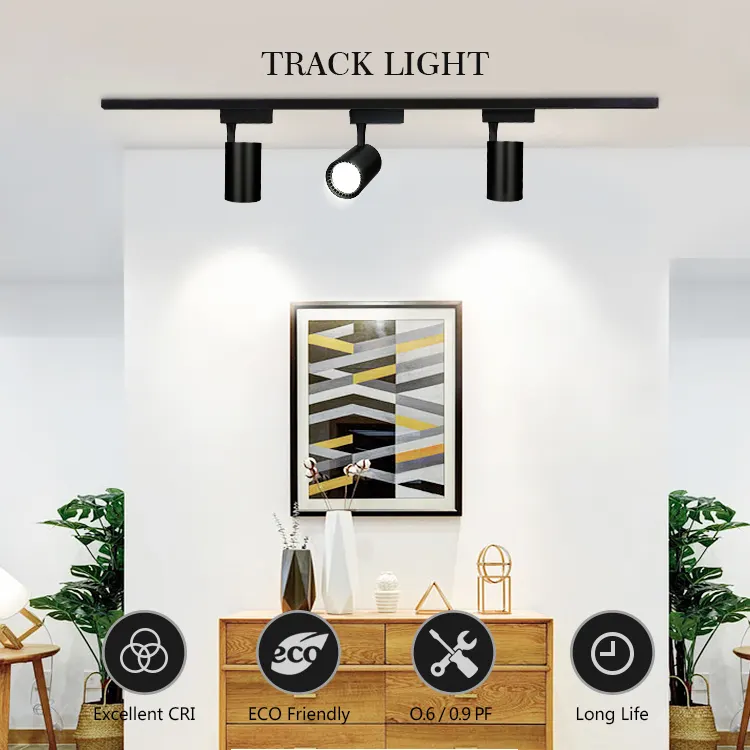 Aluminum Magnetic COB LED Track Spotlight 18-36W
