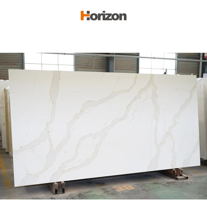 White Engineered Quartz Slab 3200x1600mm