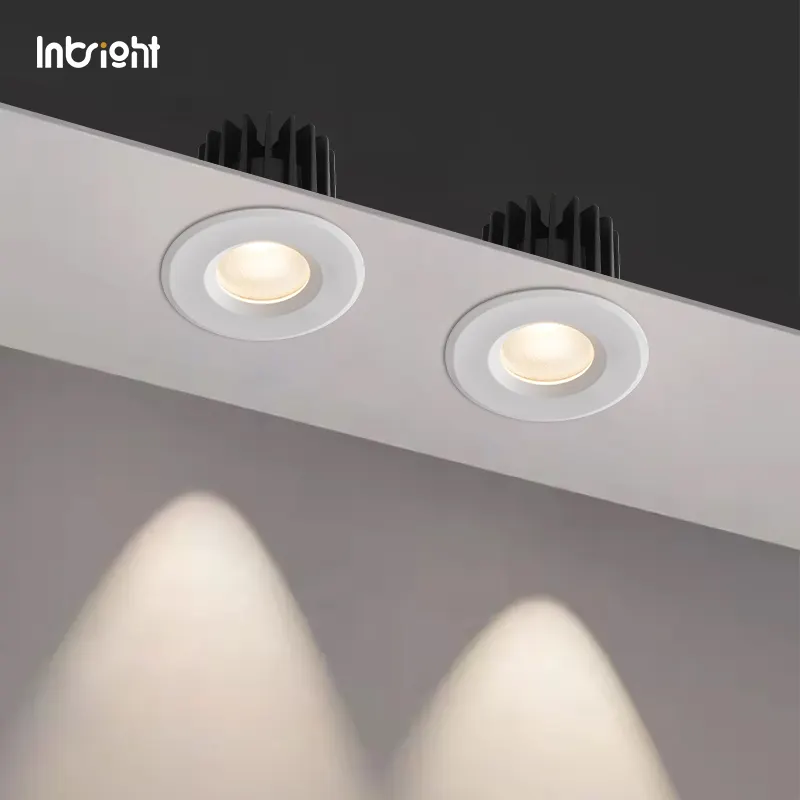 Anti-Glare Dimmable Recessed COB LED Downlight 10-25W IP65 product sample