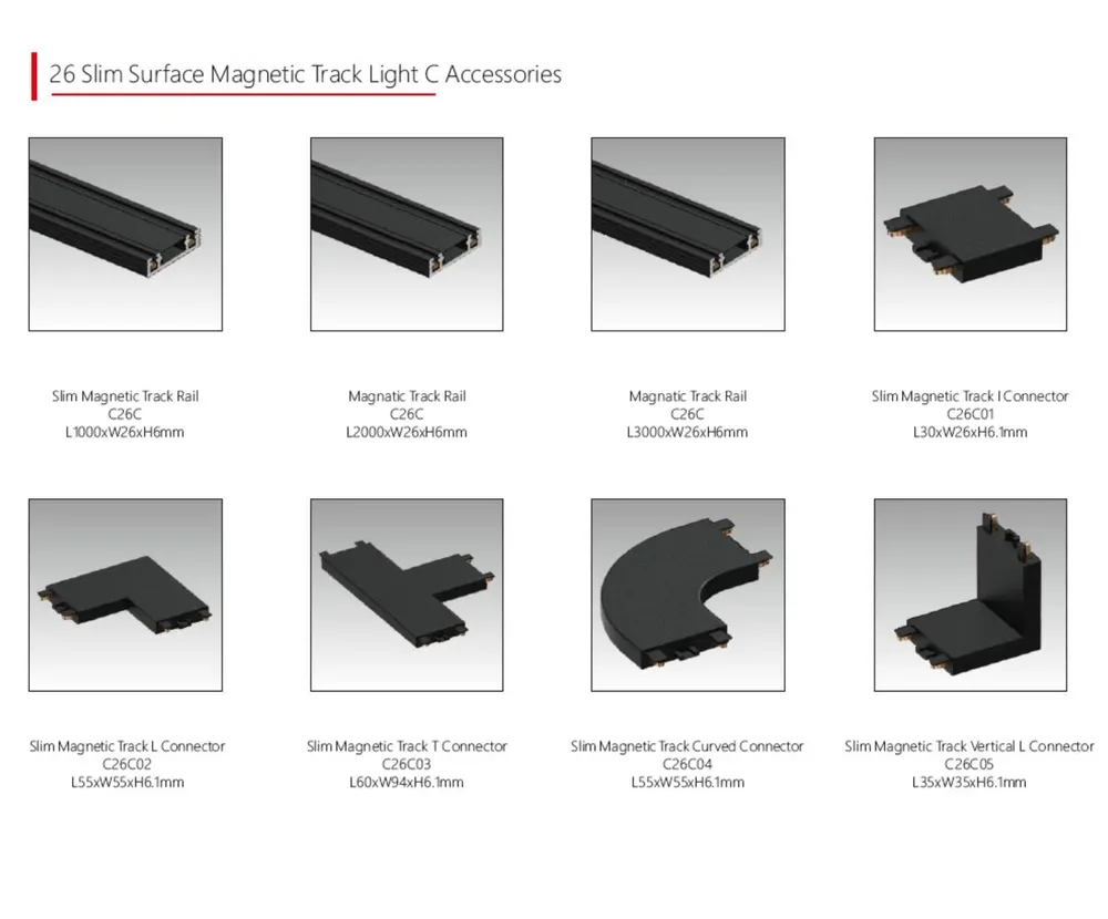 Slim Tuya Recessed Magnetic LED Track Spotlight 6-20W