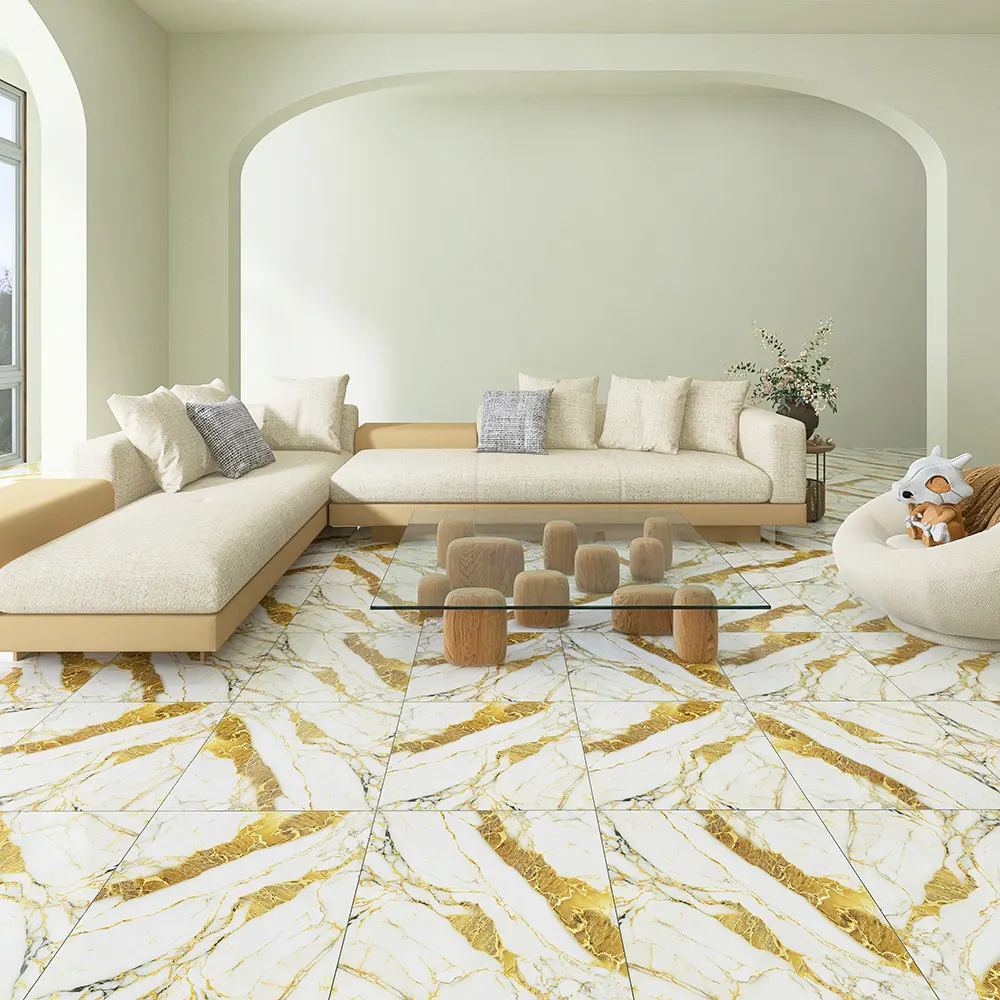 Stone-Look Porcelain Wall Tile 600x600mm