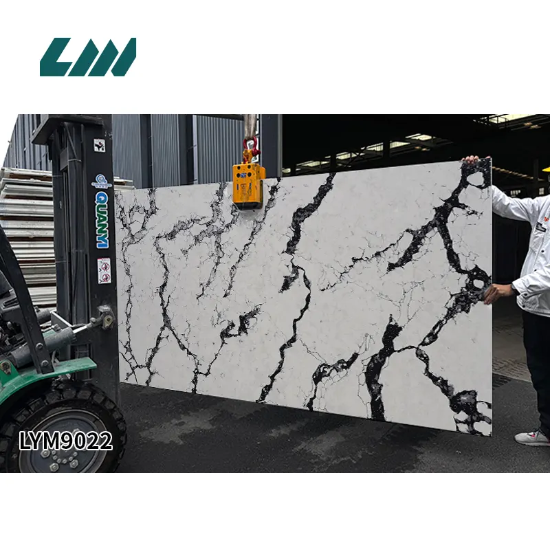 Calacatta Engineered Quartz Slab 3200x1600mm