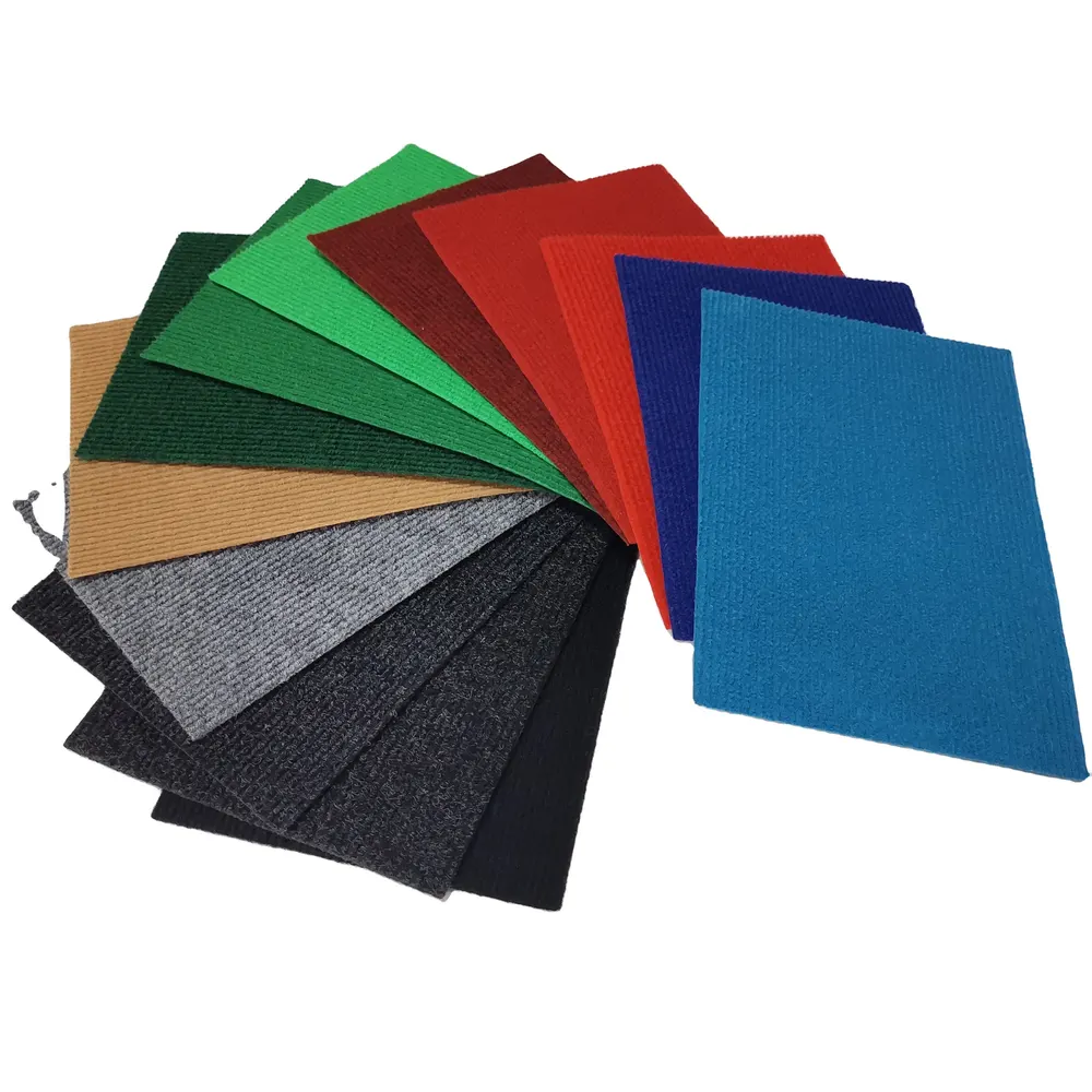 Red/Blue/Green Polyester Carpet Roll 2-6mm Thick