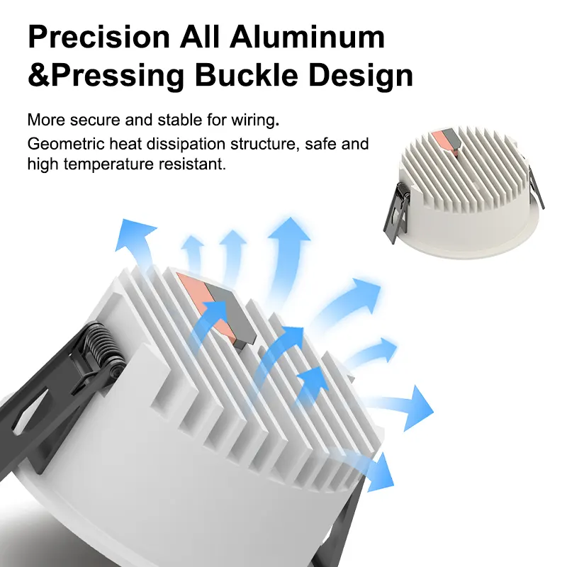 Anti-Glare Recessed LED Downlight 12-24W