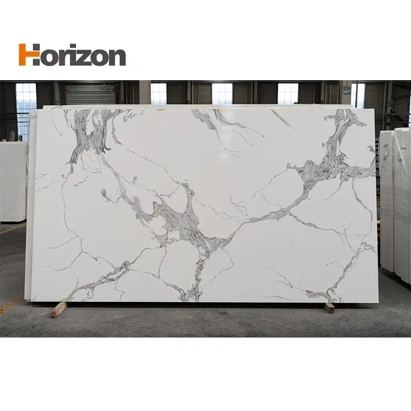 Calacatta Engineered Quartz Slab 3200x1600mm