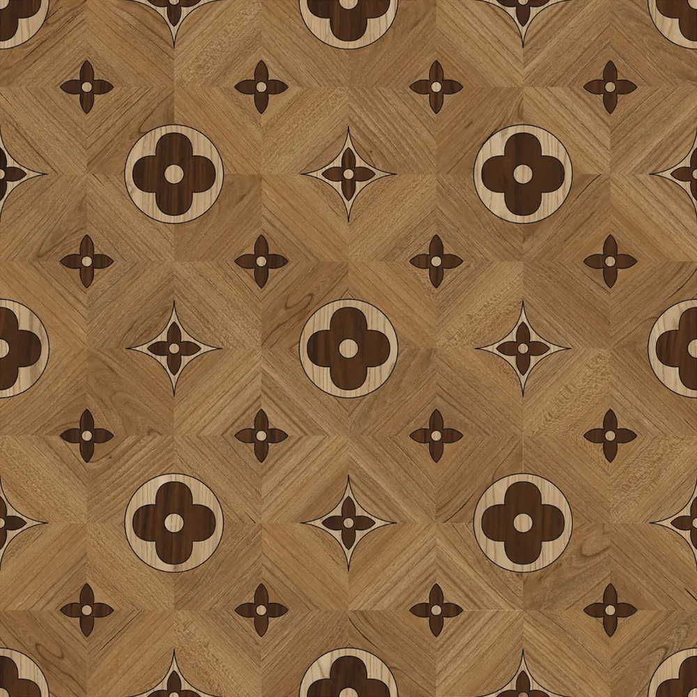 Glazed Ceramic Floor Tile 300x300mm 5mm Thick