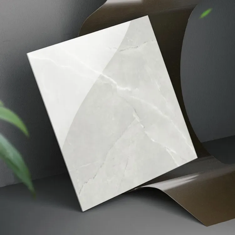 Non-Slip Stone-Look Polished Porcelain Floor Tile 600x600mm