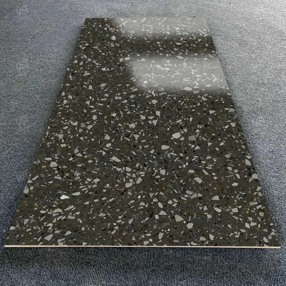 Non-Slip Terrazzo-Look Matte Porcelain Floor Tile 600x1200mm product sample