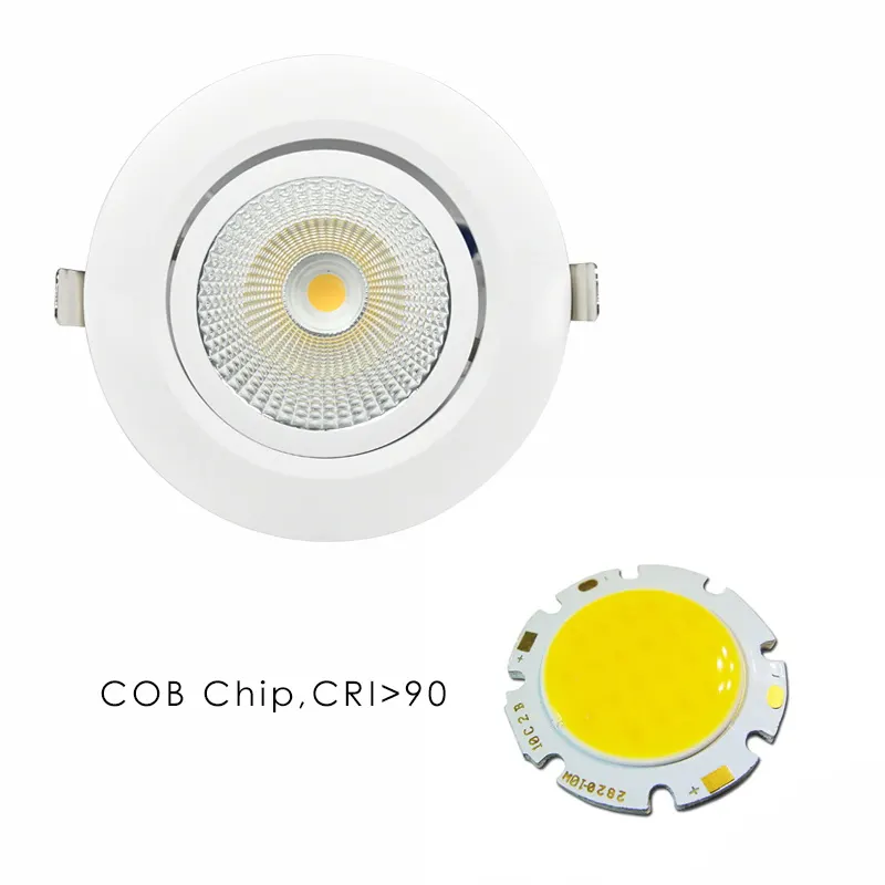 Recessed Round Aluminum LED Downlight 7-35W