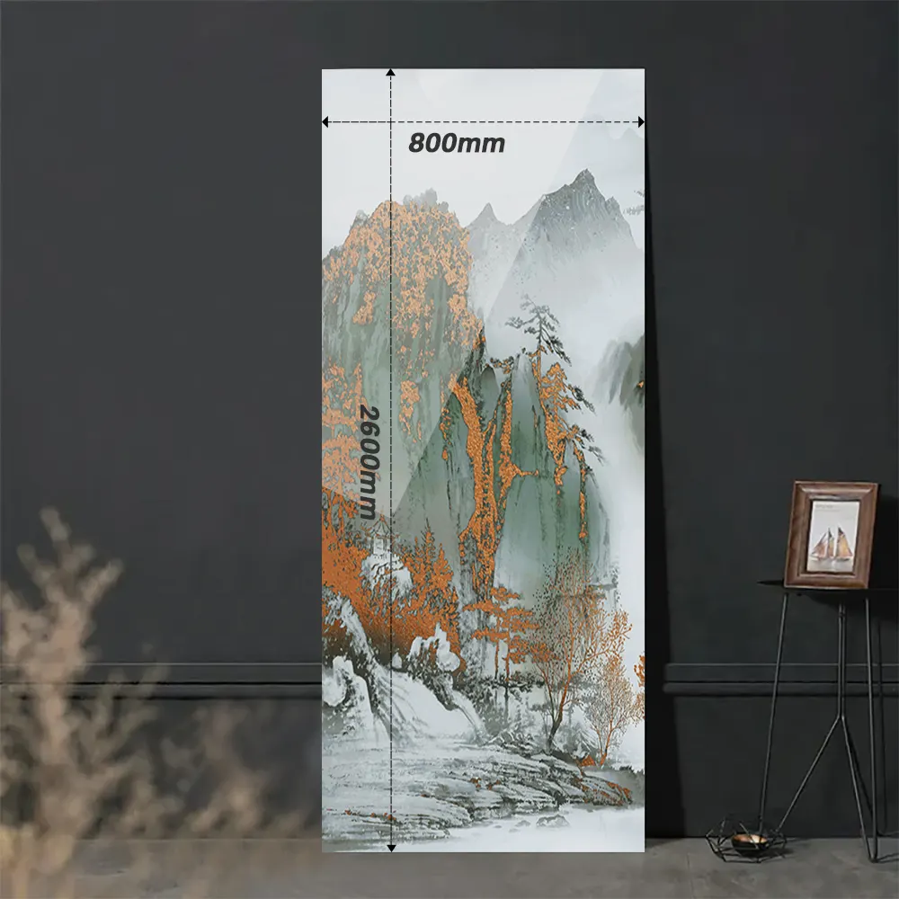Landscape-Pattern Sintered Stone Slab 800x2600mm