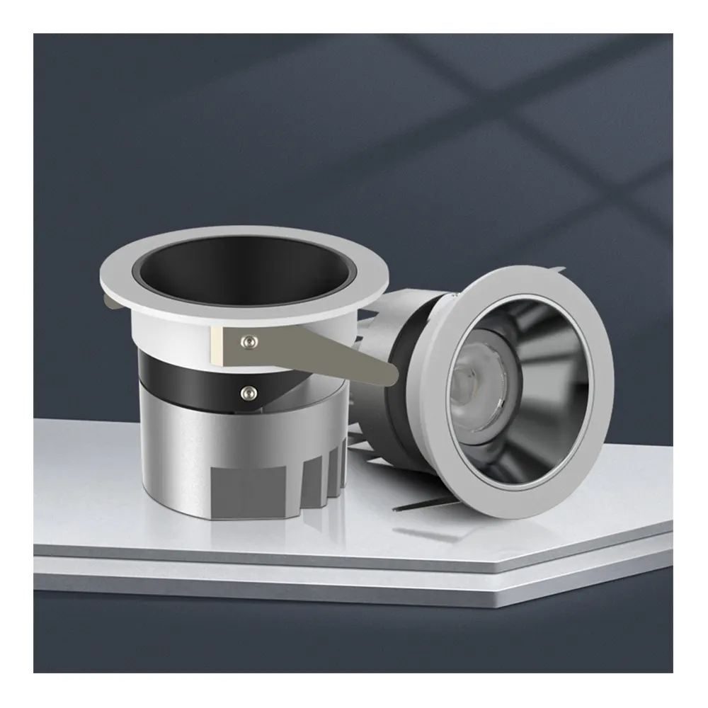 Anti-Glare Recessed Aluminum COB LED Downlight 5-20W IP44 55-85m product sample