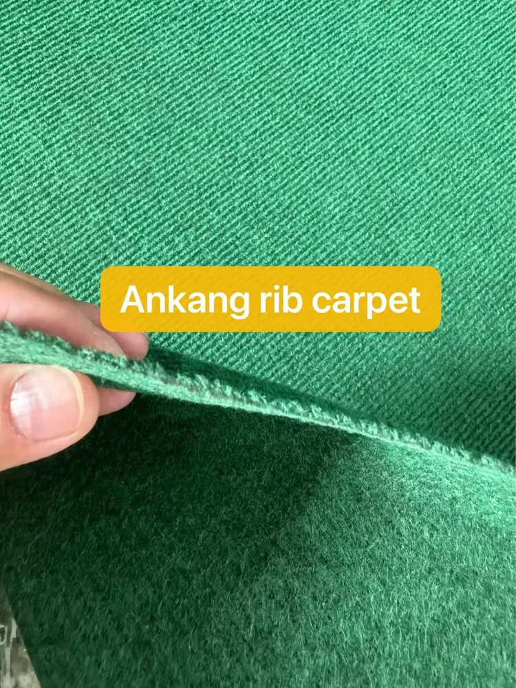 Needle-Punched Ribbed Polyester Exhibition And Event Carpet