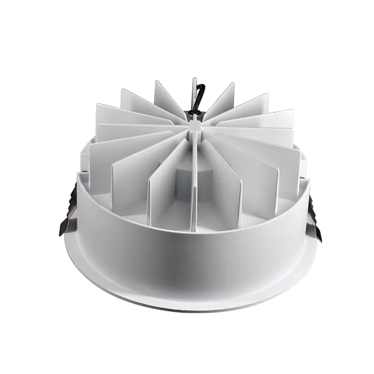 Recessed Aluminum COB LED Downlight Black/White 15-50W IP65