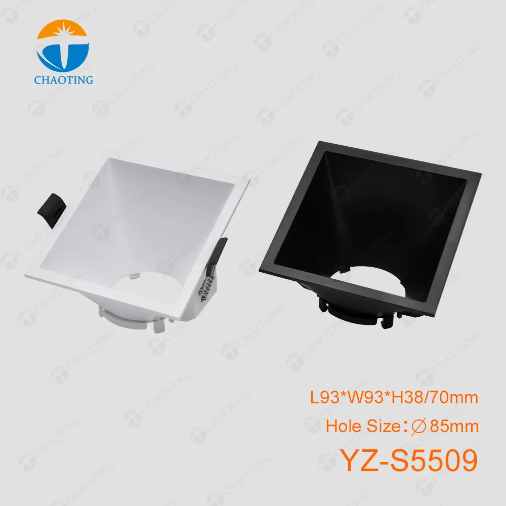 Recessed Plastic Downlight Housing GU10/MR16