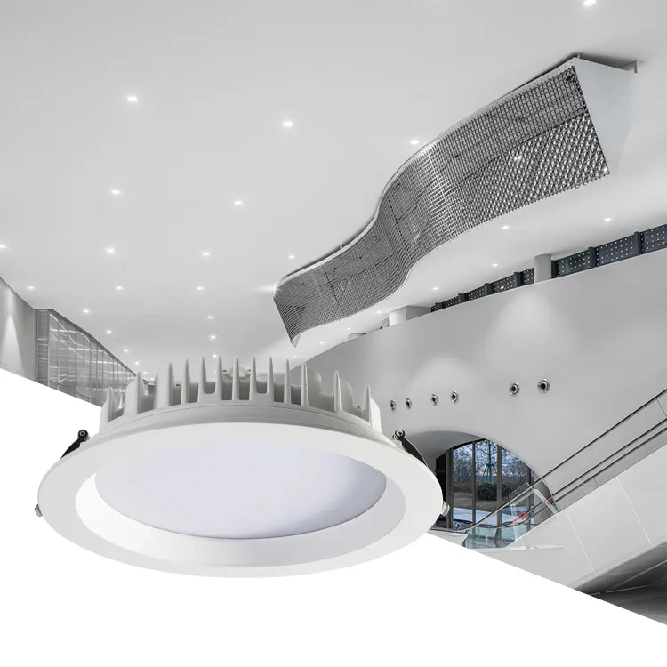 Dimmable Recessed Aluminum LED Downlight 15-40W IP20
