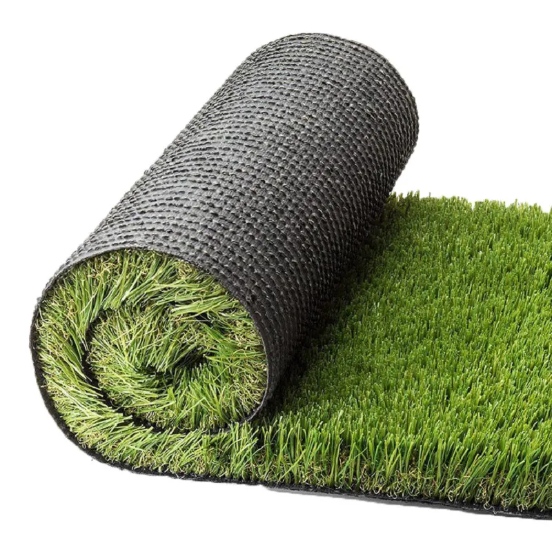 UV-Resistant Artificial Landscaping Grass 20-50mm Pile product sample