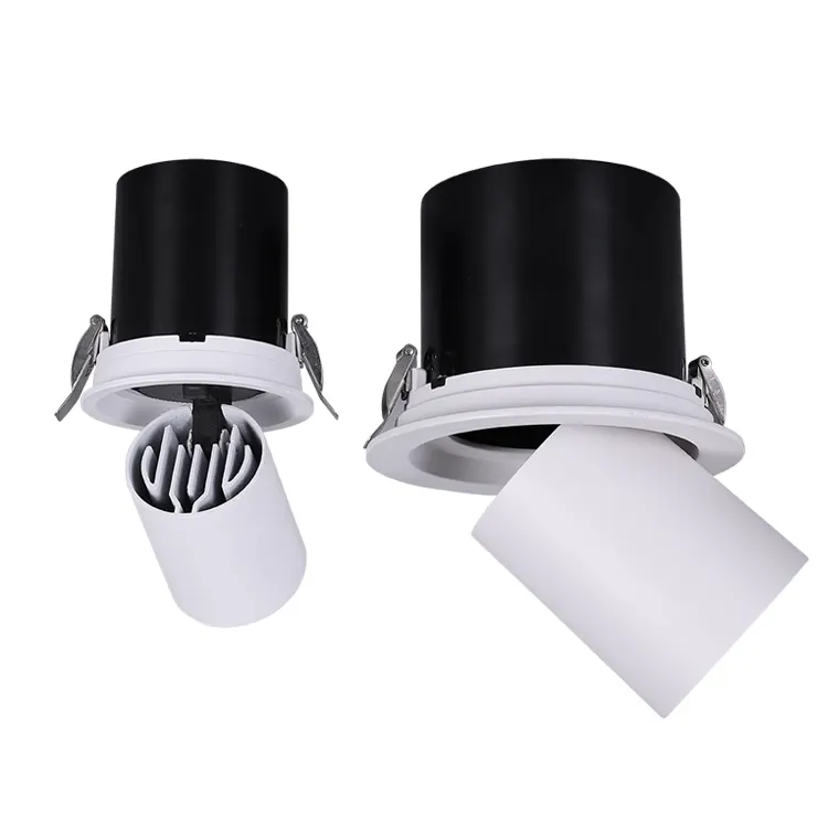 Anti-Glare Adjustable Dimmable Recessed COB LED Downlight 7-25W