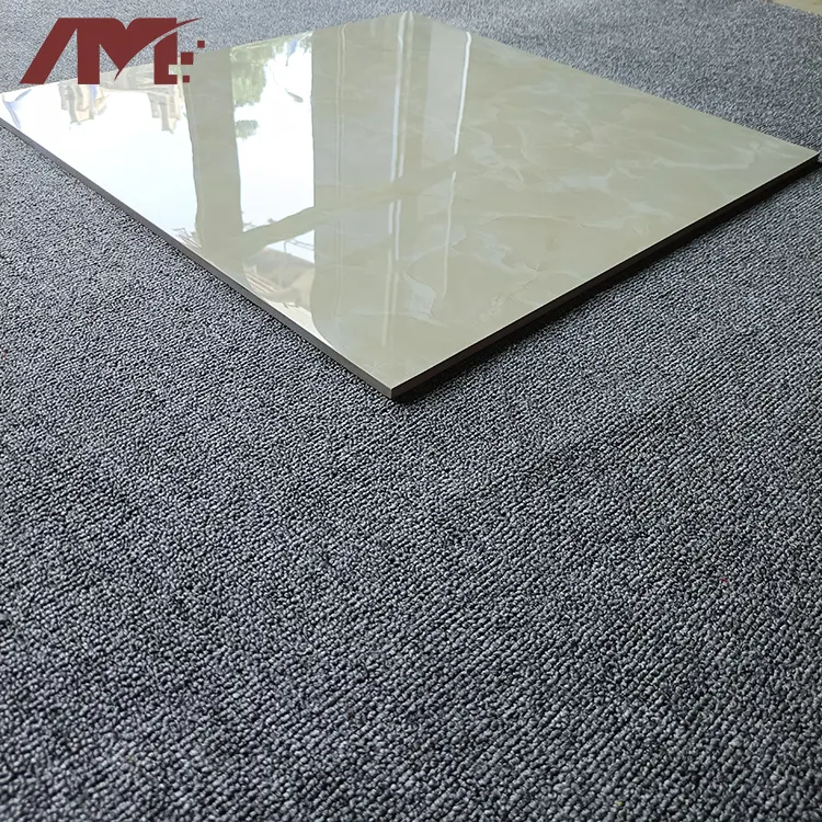 Stone-Look Polished Porcelain Floor Tile 600x600mm