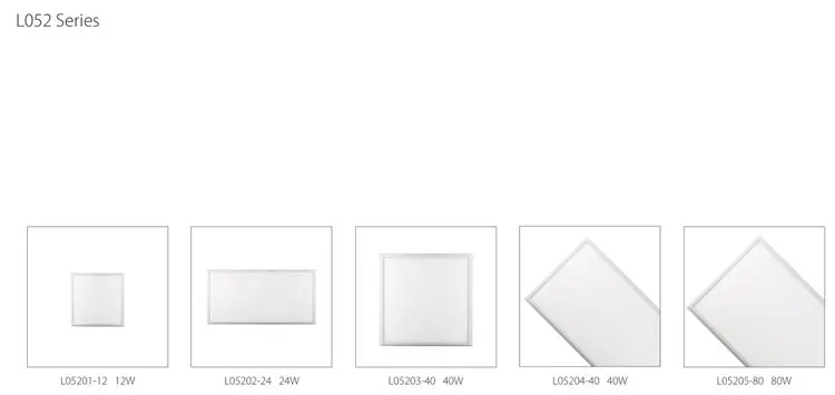 Smart Square Aluminum LED Panel Light White 12-40W
