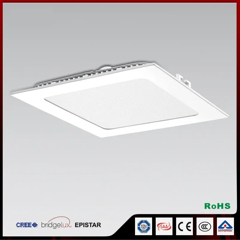 Recessed Round Aluminum LED Panel Light 3-48W 3000K/4000K/5000K