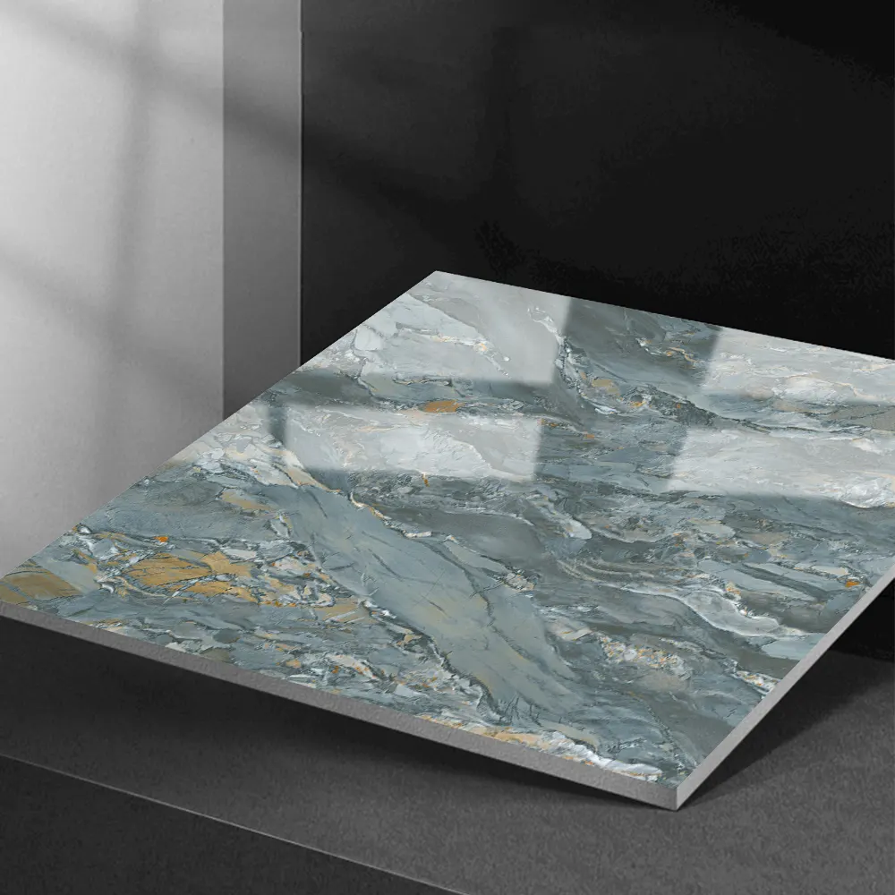 Non-Slip Stone-Look Polished Porcelain Wall And Floor Tile 600x600mm