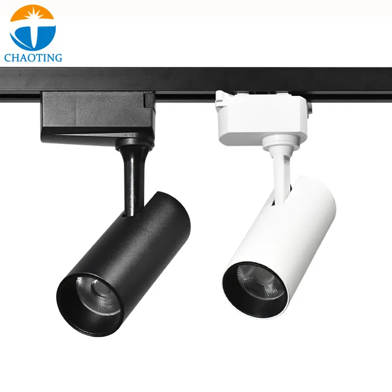 Adjustable Aluminum LED Track Spotlight 30W For 2-Wire Track