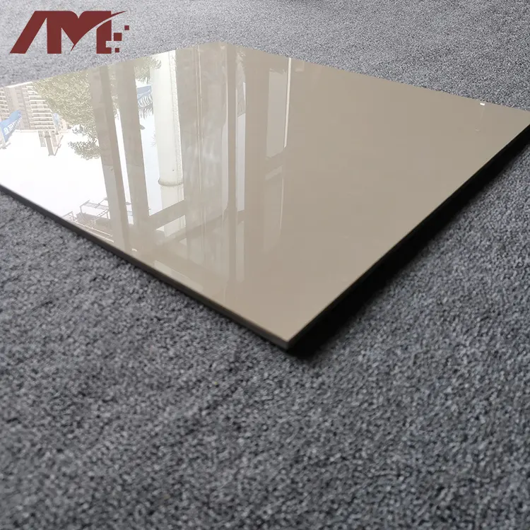 Beige Polished Porcelain Floor Tile 600x600mm product sample
