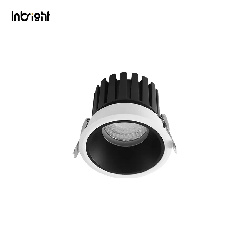 Anti-Glare Adjustable Recessed LED Downlight Black/White 8-25W IP65