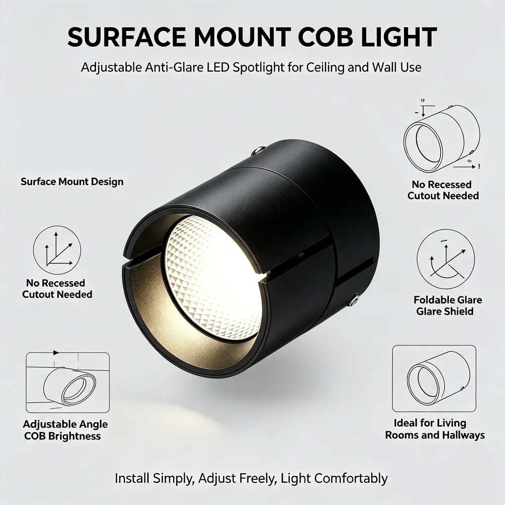 Rotatable Dimmable Aluminum LED Track Spotlight 3CCT Selectable
