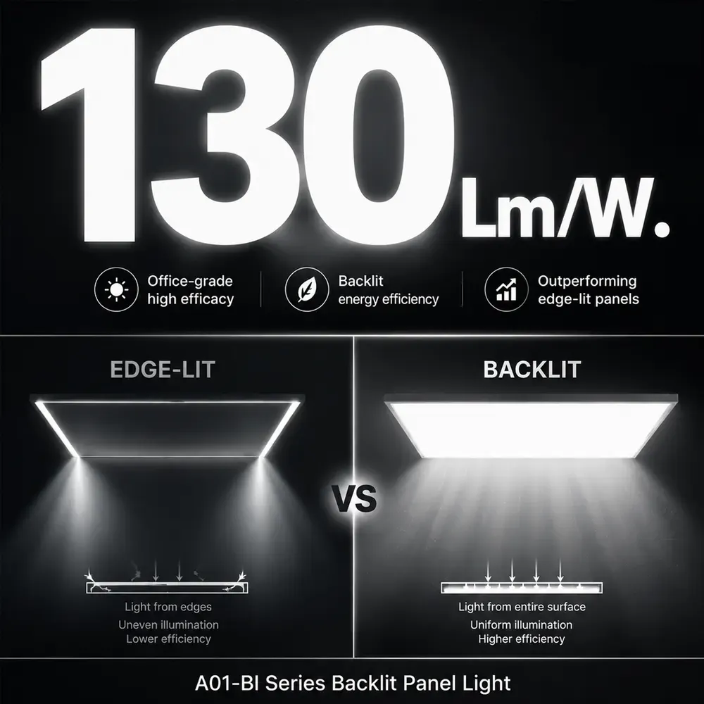 Dimmable Recessed Square LED Panel Light 600x600/60x60/2x2