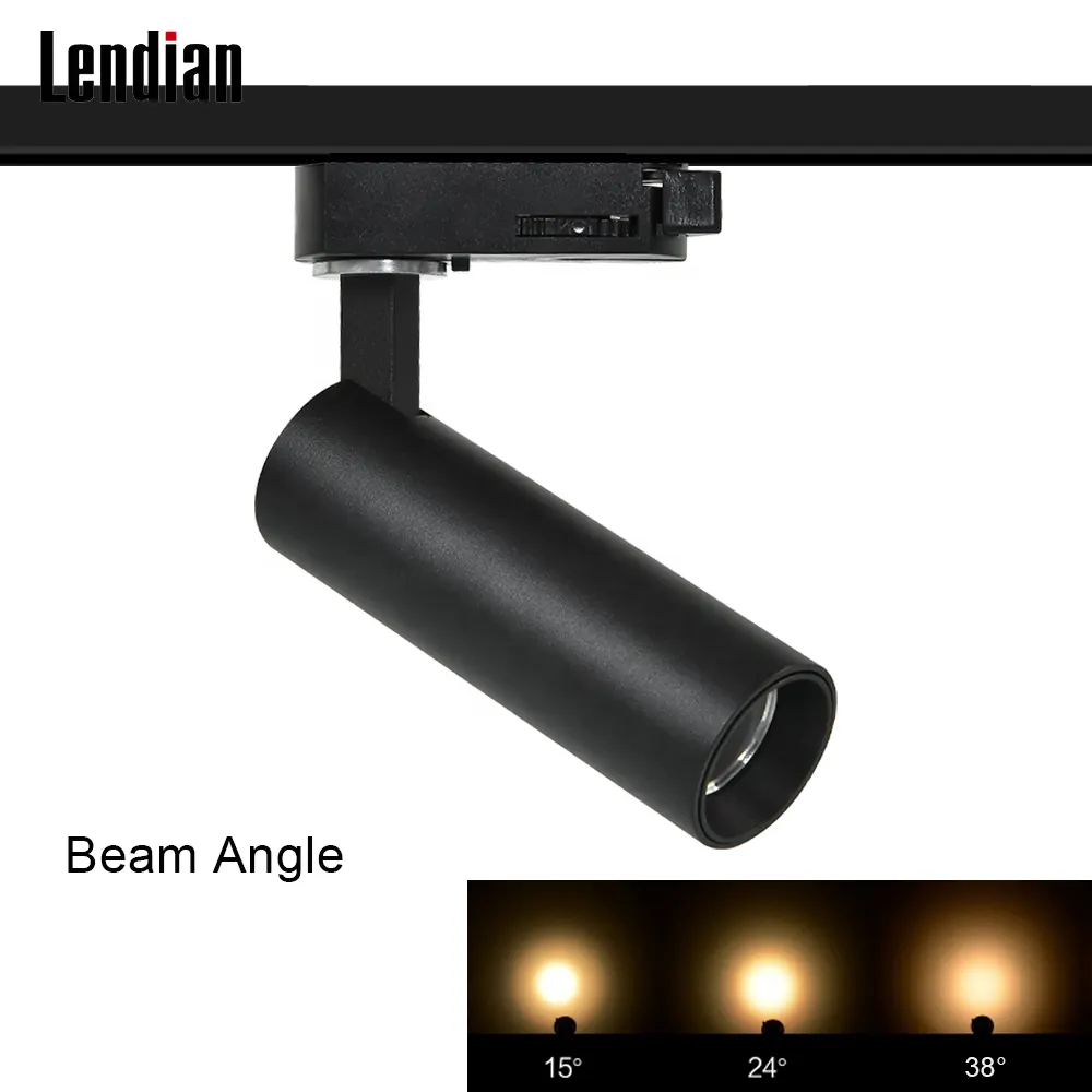 Adjustable Aluminum COB LED Track Spotlight 8-35W
