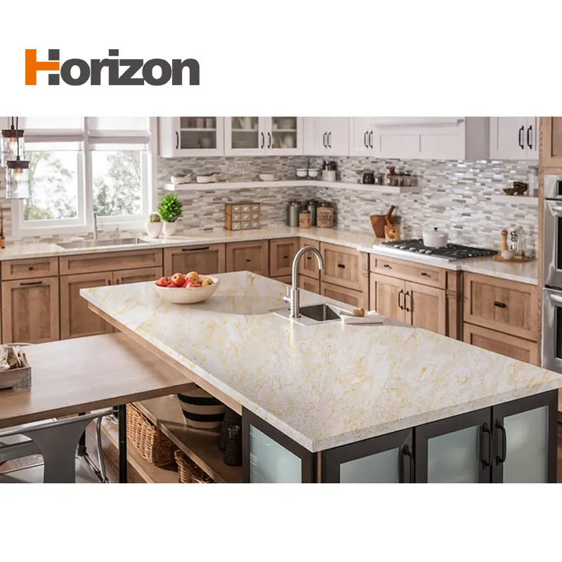 Calacatta White Engineered Quartz Slab 3200x1600mm