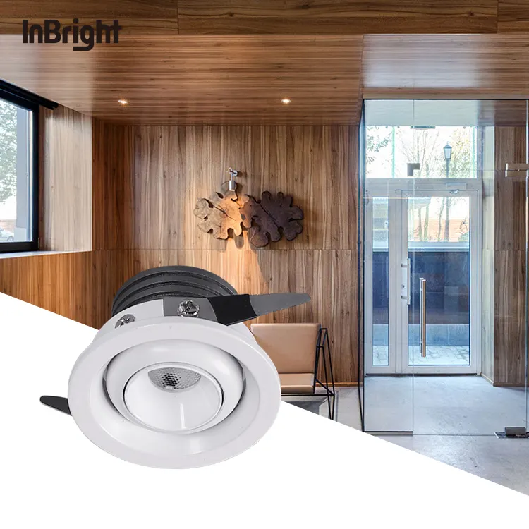 Recessed Aluminum COB LED Downlight 3W