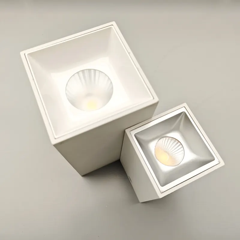 Anti-Glare Surface-Mounted Square LED Downlight 7-40W