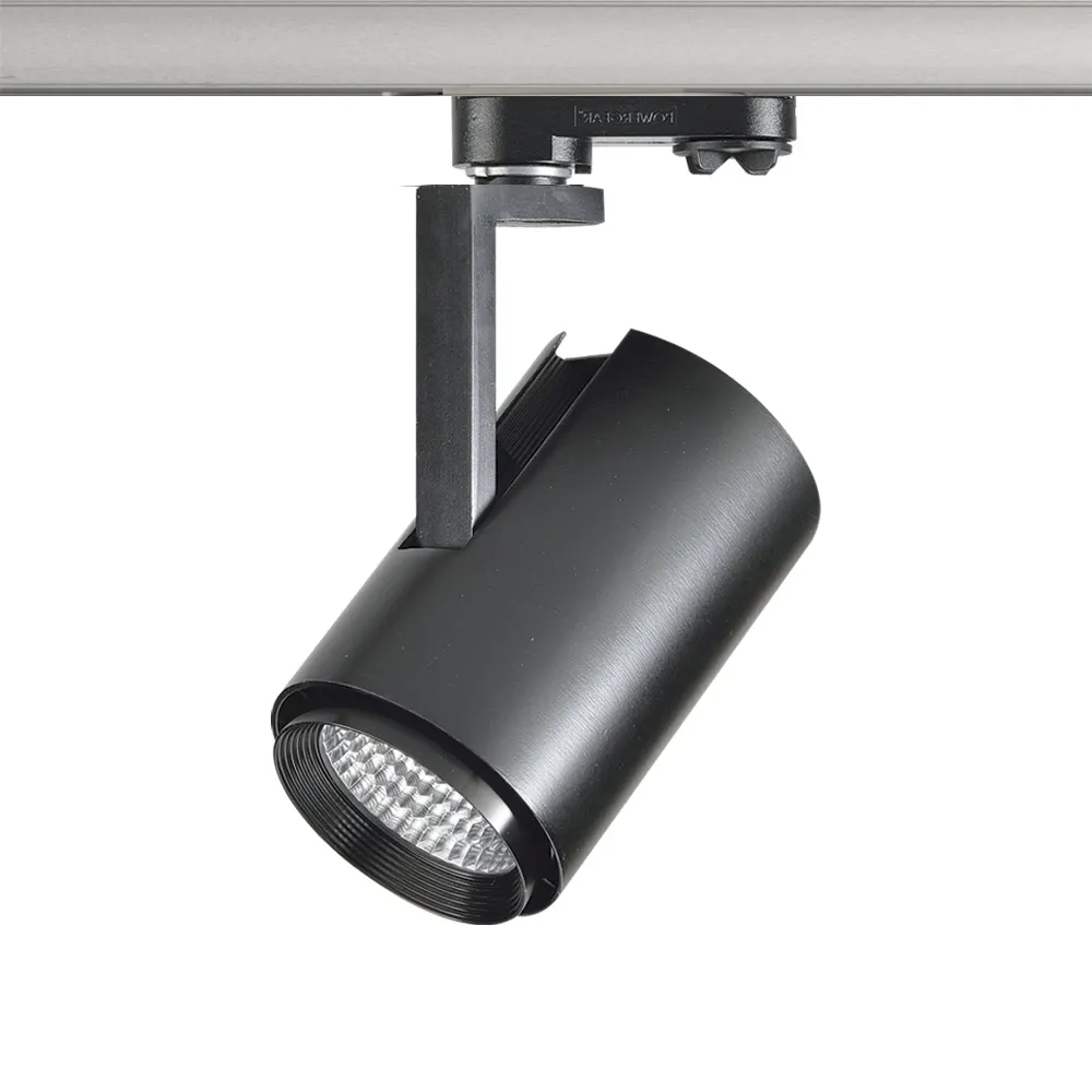 Aluminum COB LED Track Spotlight Black 20-35W