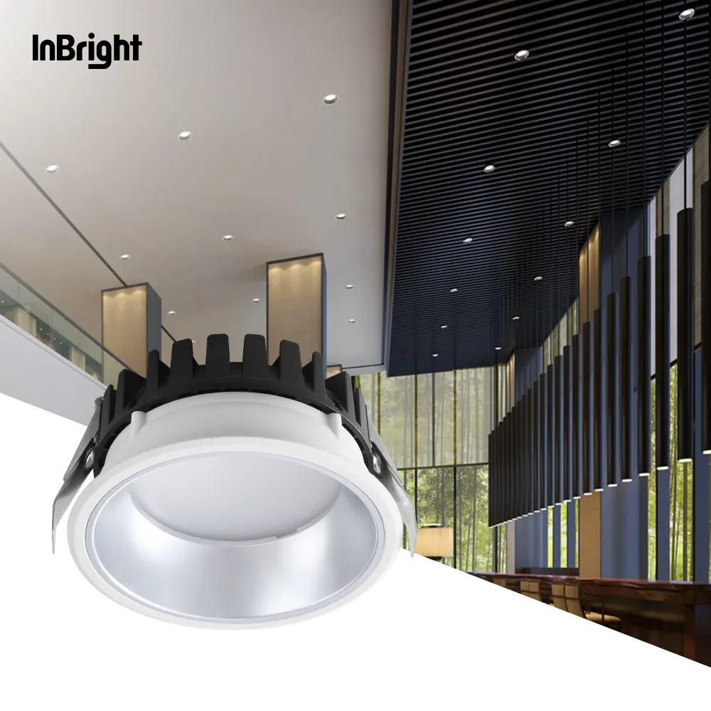 Recessed Aluminum LED Downlight 15-42W IP20/IP54
