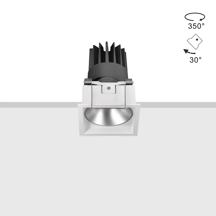 Dimmable Recessed Square LED Downlight 8-25W