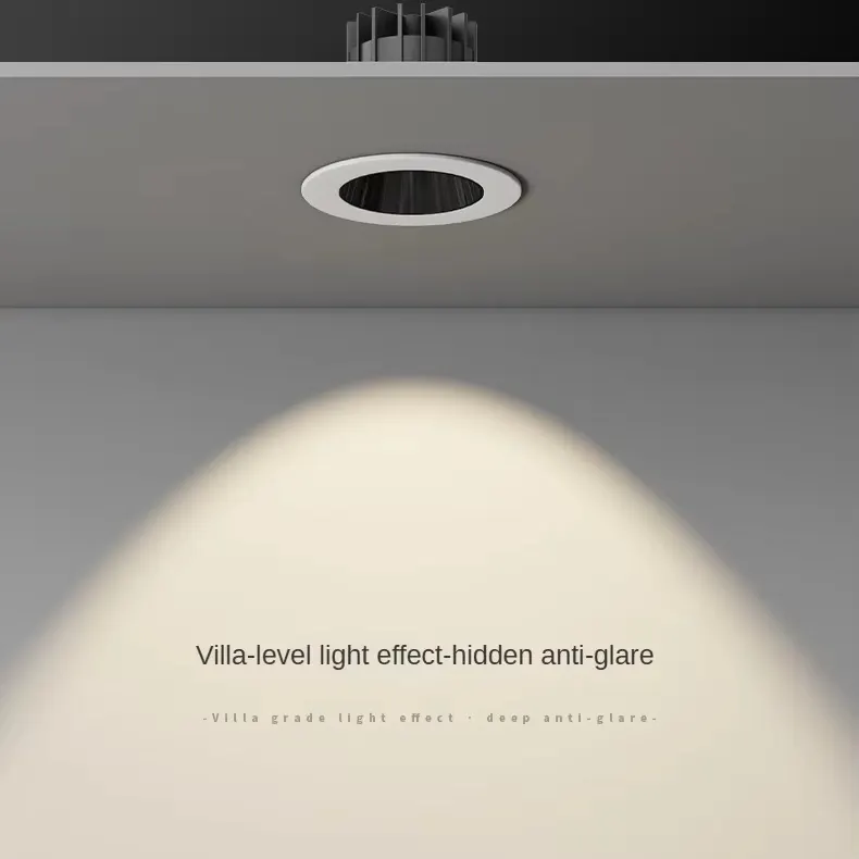 Anti-Glare Recessed Aluminum LED Downlight 5/7W 55mm